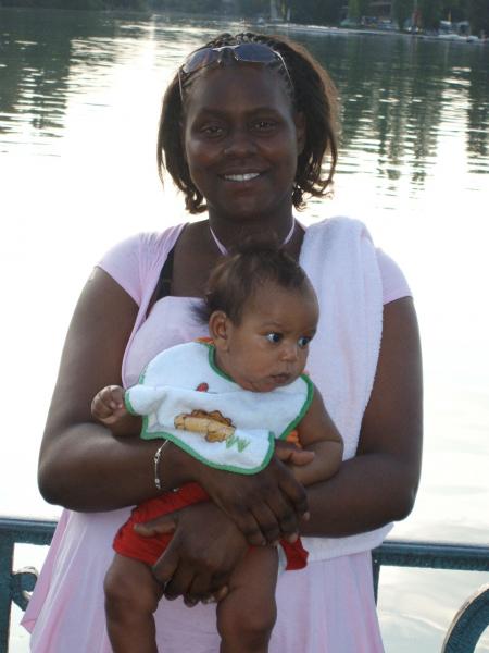 rose elvire et mathisia son fils